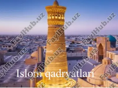 islomqadryatlari — PPTX