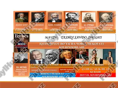 iqtisodiyot bo’yicha nobel mukofati sovrindorlari — PPT