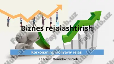 biznes rejalashtirish — PPT