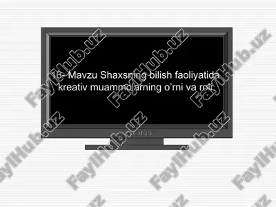 tafakkur va uning mohiyati — PPT