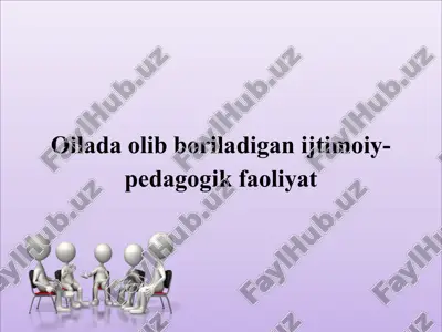 ijtimoiy-pedagogik faoliyat — PPTX