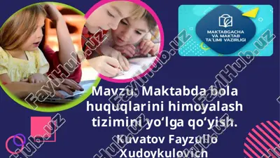 bola huquqlari va himoyalash zimini — PPTX