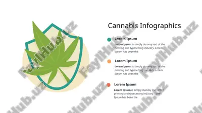 cannabis infographics — PPTX