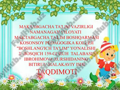 savod o’rgatish metodikasi — PPTX