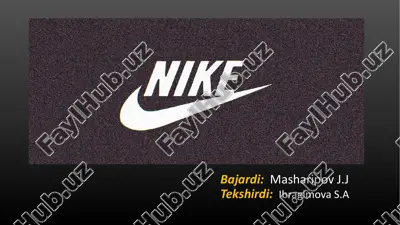 nike, inc. — PPTX