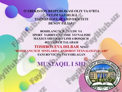 tenglama tuzishga oid masalalarni yechishni o’rgatishda axborot texnologiyalaridan foydalanishni o’rganish — PPTX