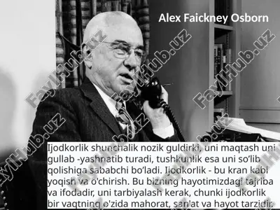 alex faickney osborn — PPTX