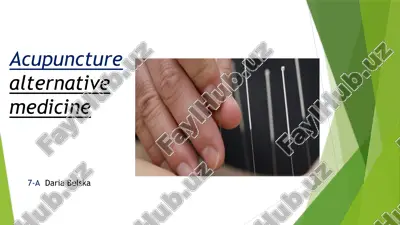 acupuncture — PPTX