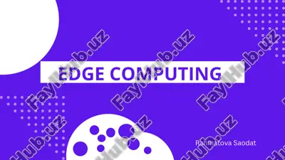edge computing — PPTX