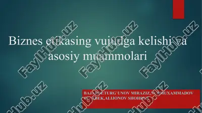 biznes etikasi — PPTX