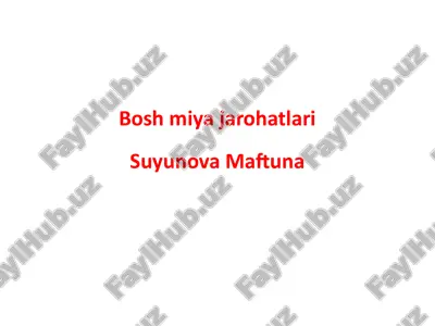 boshmiyajarohatlari — PPTX