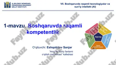 aniq va tabiiy fanlarni o'qitish metodi — PPTX