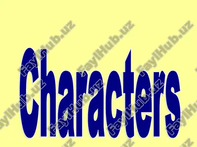 characters — PPT
