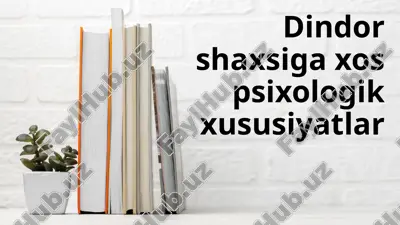 din psixologiyasi — PPTX