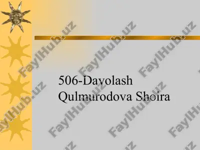 epilepsiya davolash — PPTX