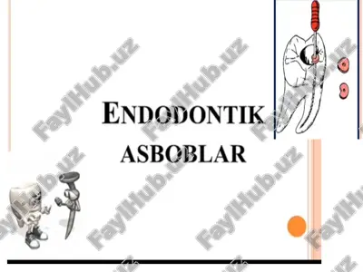 endodontik asboblar — PPTX