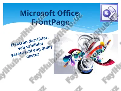 microsoft officefrontpage — PPT