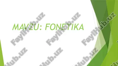 fonetika — PPTX