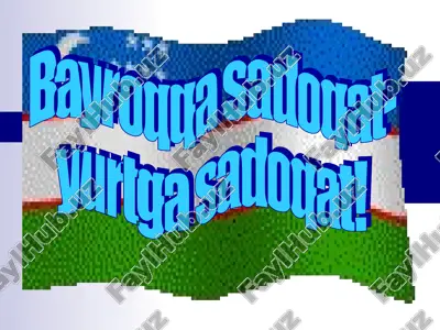 bayroqqa sadoqat — PPT