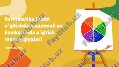 muammoli o’qitish texnologiyalari — PPTX