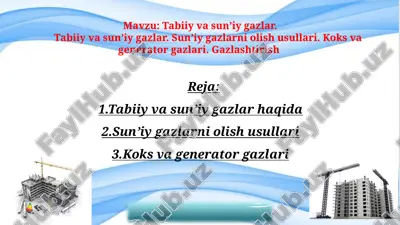 gazlar — PPTX
