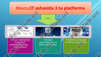 it sohasida 3 ta platforma — PPTX