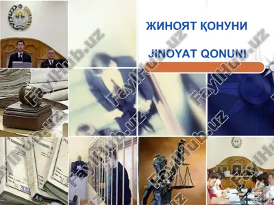 jinoyat qonuni — PPT