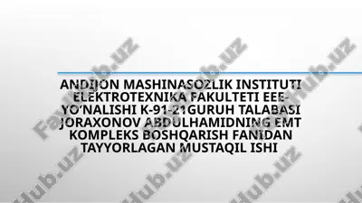 avtonominvertorlar — PPTX