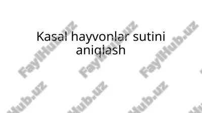 brutsellyoz kasalligi — PPTX