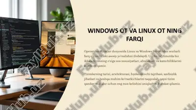 windows ot va linux ot ning farqi — PPTX