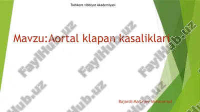 toshkent tibbiyot akademiyasi — PPTX