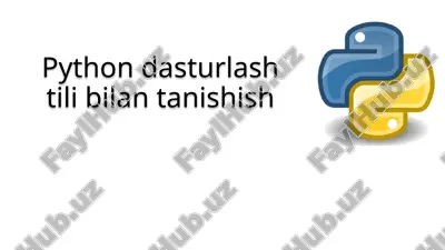 python dasturlash tilini tanishish — PPTX