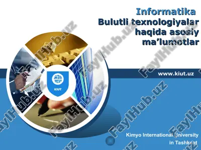 bulutli texnologiyalar haqida asosiy ma’lumotlar — PPT