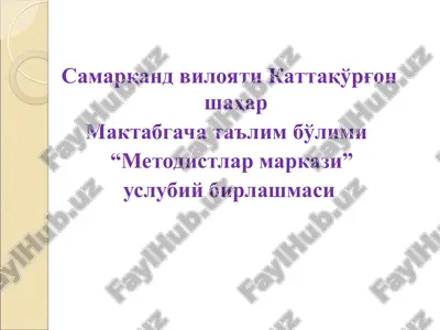 "davlat maktabgacha ta'lim tashkilotlari pedagoglarining ish hujjatlari" — PPT