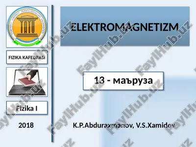 elektromagnetizm — PPTX