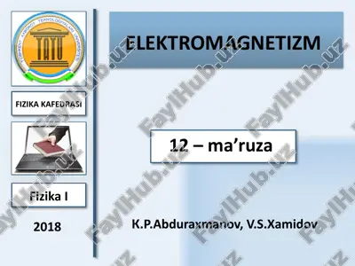 elektromagnetizm — PPTX