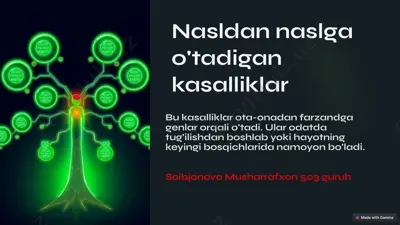 kasalliklar tasnifi — PPTX