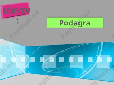 podagra — PPTX