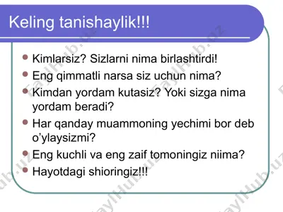 filosofiyaviy misollar — PPT