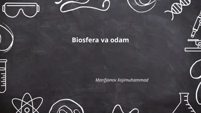 biosfera va odam — PPTX