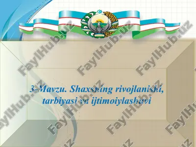 pedagogika bo'yicha blits-savollar — PPTX