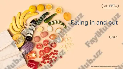 eating in and out — PPTX