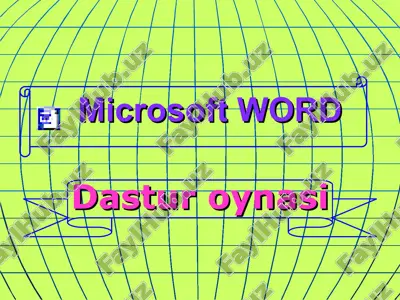 microsoft word — PPT