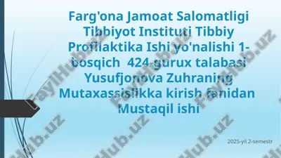 radiatsiyongi geyen afa haqida tushunchalar o'rgatish — PPTX