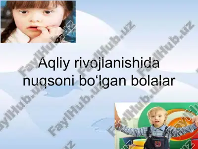 aqliyzaiflik (oligofreniya) — PPTX