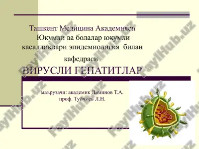 virligepatitlar — PPT