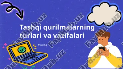 tashqi qurilmalar — PPTX