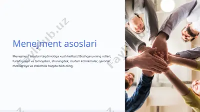 menejment asoslari — PPTX