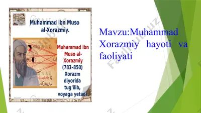 muhammad xorazmiy haqiqati — PPTX