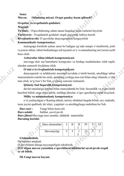 ovqatlar va ovqatlanish qoidalari — DOCX
